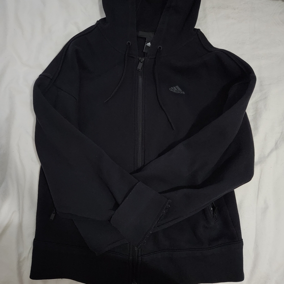 Adidas oversized zip hoodie Size S - Picture 4 of 9